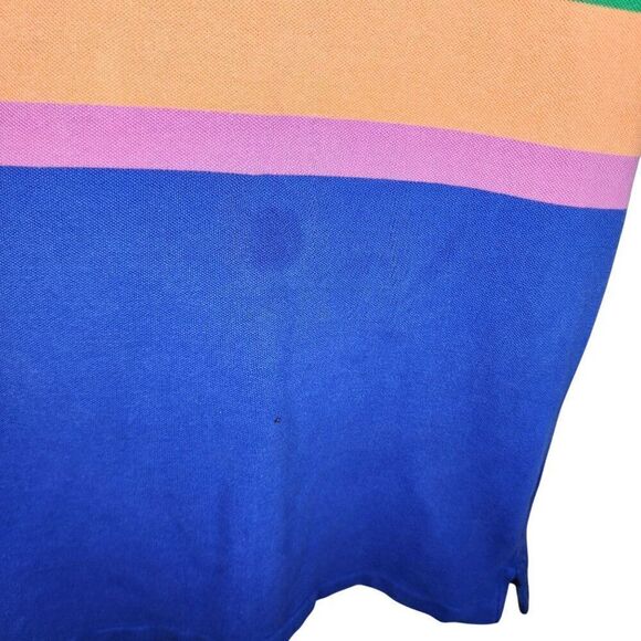 Polo Ralph Lauren Colorblock Stripe Polo Shirt Boys XL Blue - Picture 2 of 9